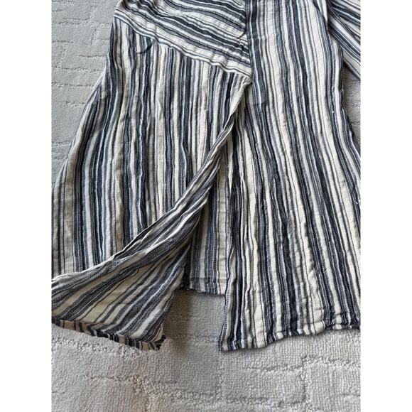 BCBG MAXAZRIA Striped Maxi Wrap Skirt Lined - Picture 6 of 8